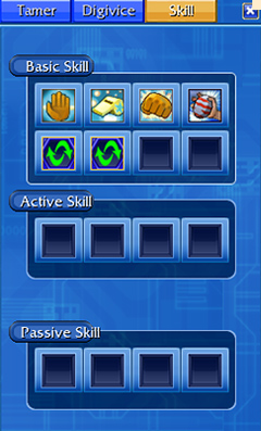 tamer skill